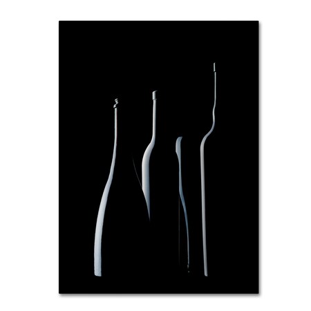 Trademark Fine Art Jorge Pena 'Bottles Waiting' Canvas Art, 24x32 1X00046-C2432GG